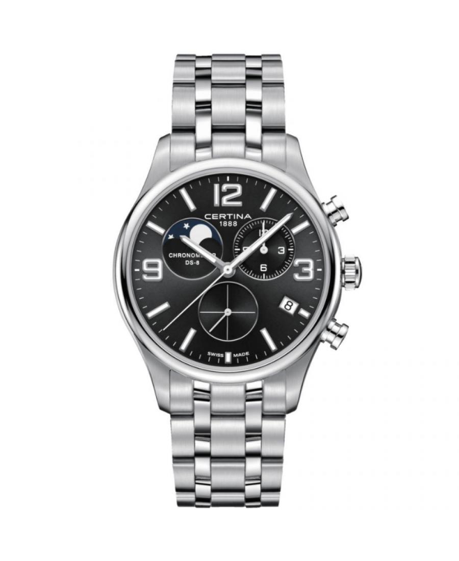 Men Swiss Classic Sports Quartz Watch Certina C033.460.11.057.00 Black Dial