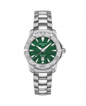 Kobiety Szwajcar klasyczny kwarcowy Zegarek Certina C032.251.11.091.09 Zielony Wybierz