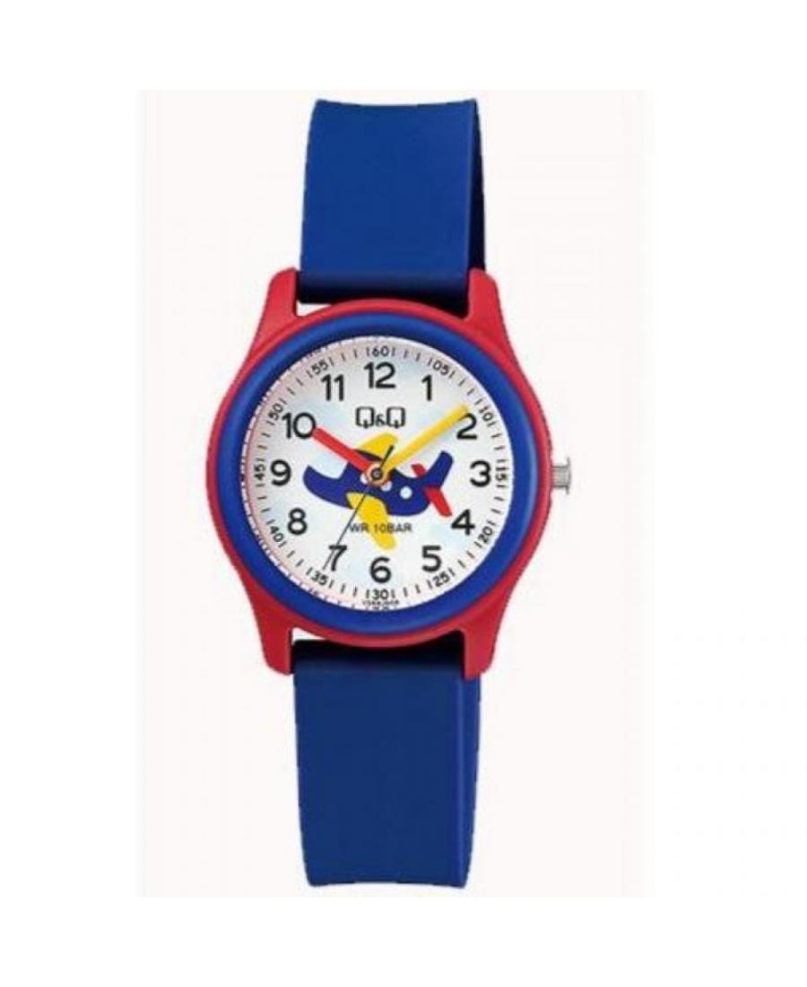 Детские часы VS59J009Y Спортивные Q&Q Кварцевый Белый Dial