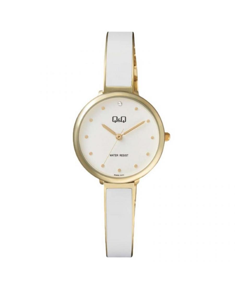 Kobiety klasyczny Japonia kwarcowy analogowe Zegarek Q&Q F669J001Y Biały Dial 30mm