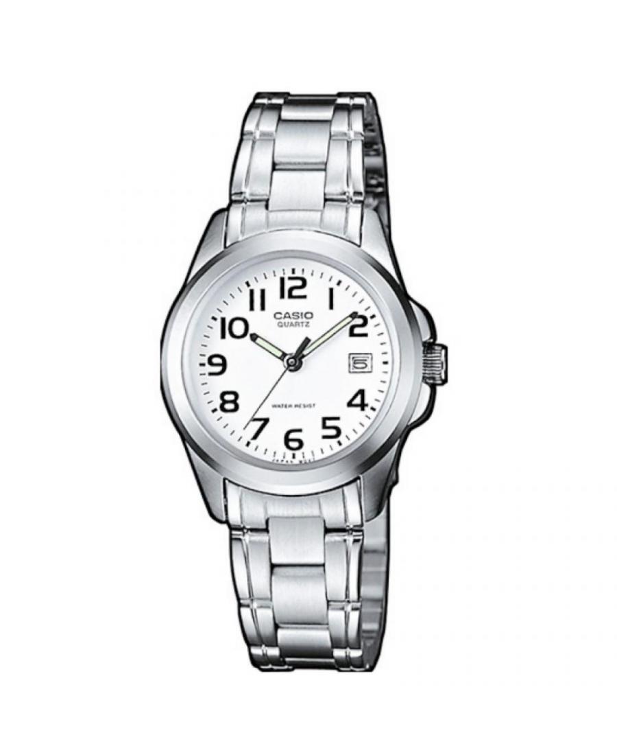Kobiety klasyczny Japonia kwarcowy Zegarek CASIO LTP-1259PD-7BEG Biały Dial 32mm