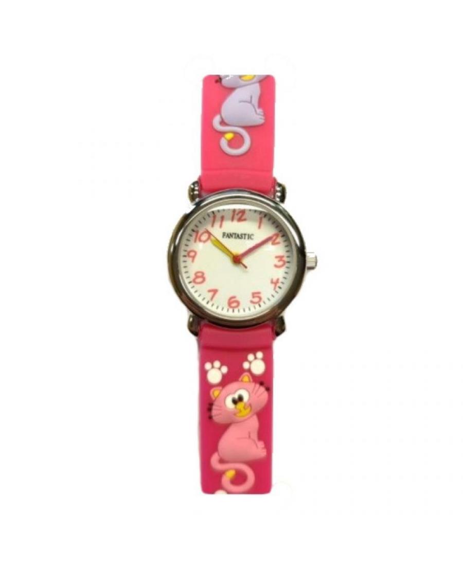 Детские часы FNT-S142 Fashion Классические Кварцевый Белый Dial