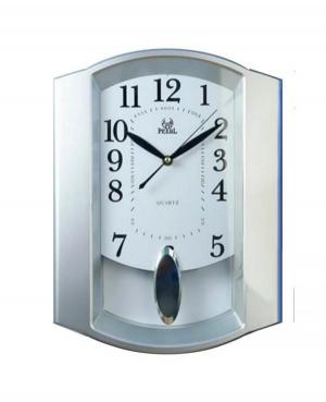 PERFECT Wall clock PW016 -0214-2/SILVER Plastic Silver color Plastik Tworzywo Sztuczne Kolor srebrny