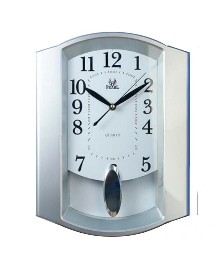 PERFECT Настенные кварцевые часы PW016 -0214-2/SILVER Пластик Серебреного цвета