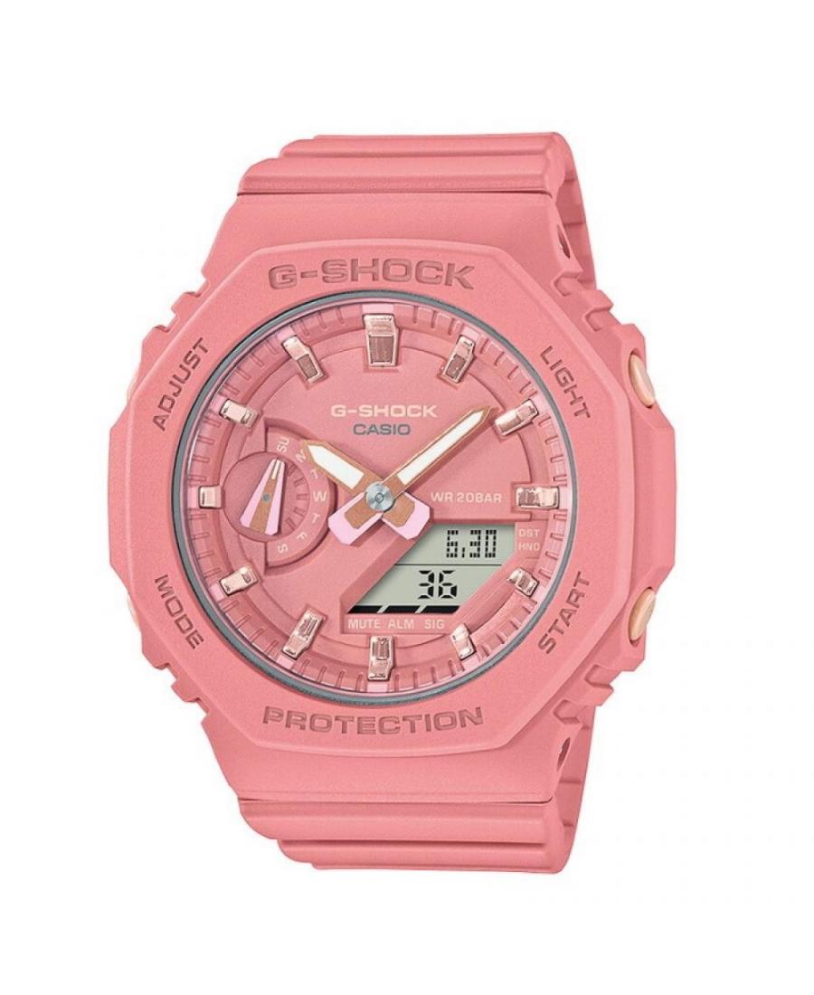 Men Japan Sports Functional Quartz Watch Casio GMA-S2100-4A2ER G-Shock Pink Dial