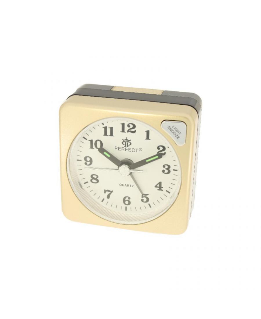 PERFECT Alarn clock A212C2/CHAMPAGNE Plastic Gold color Plastik Tworzywo Sztuczne Złoty kolor