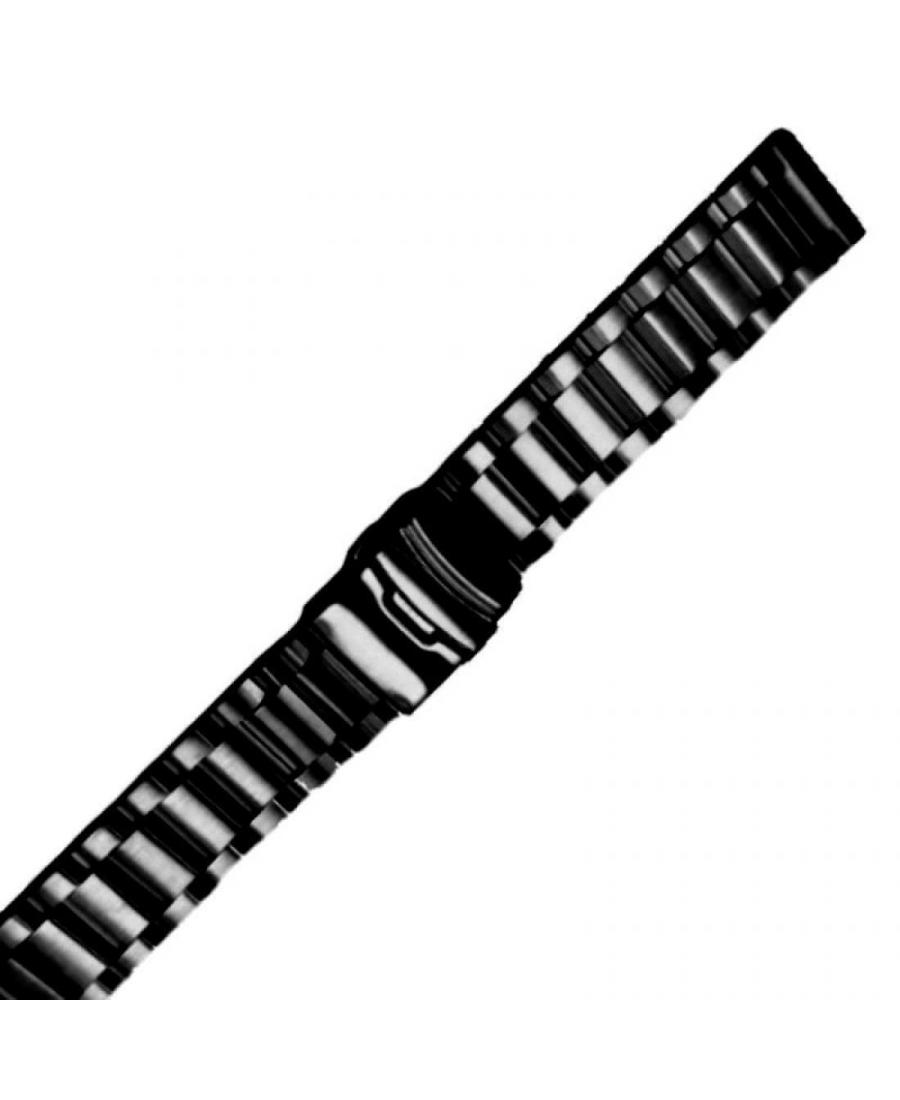 Bracelet Jordan Kerr JK.SOLID.Black.20 Metal 20 mm