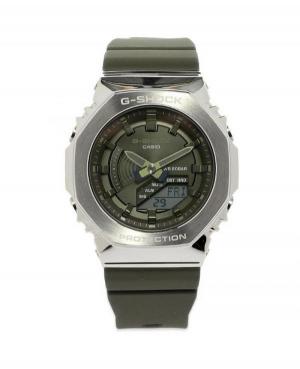 Women Sports Functional Diver Japan Quartz Digital Watch Timer CASIO GM-S2100-3AER G-Shock Green Dial 40.4mm