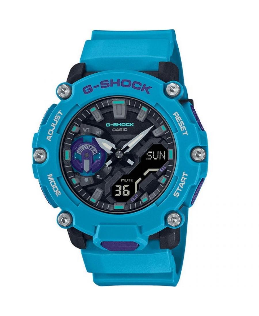 Men Sports Functional Diver Japan Quartz Digital Watch Timer CASIO GA-2200-2AER G-Shock Black Dial 47mm