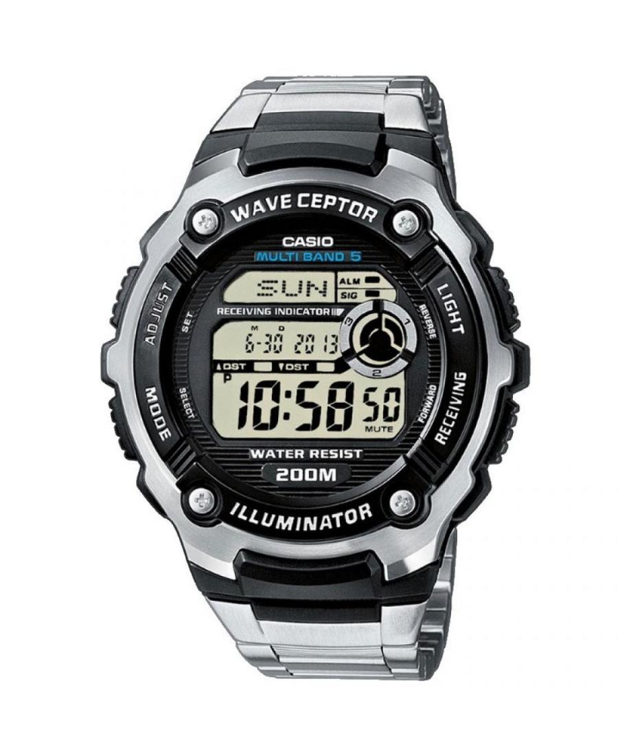 Mężczyźni sportowy Diver Japonia kwarcowy cyfrowe Zegarek Timer CASIO WV-200RD-1AEF Czarny Dial 52mm
