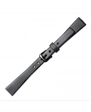 Watch Strap Diloy L6P to fit Casio Plastic / Rubber czarny Tworzywo sztuczne/guma Czarny 12 mm
