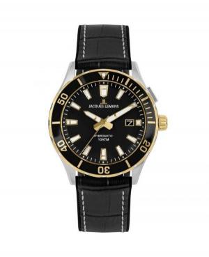 Men Classic Sports Automatic Watch Jacques Lemans 1-2131C Black Dial