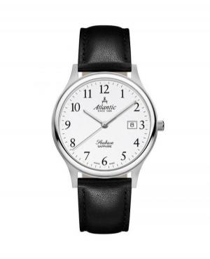Mężczyźni klasyczny Szwajcar kwarcowy analogowe Zegarek ATLANTIC 60343.41.13 Srebrna Dial 40mm