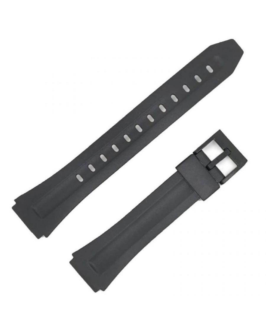 Ремешок для часов Diloy 575EJ2 Tinka Casio Пластик / Резина Чёрный 21,50 mm