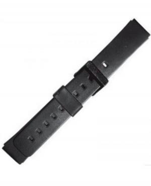 Watch Strap Diloy 206P2 to fit Casio Plastic / Rubber czarny Tworzywo sztuczne/guma Czarny 20 mm