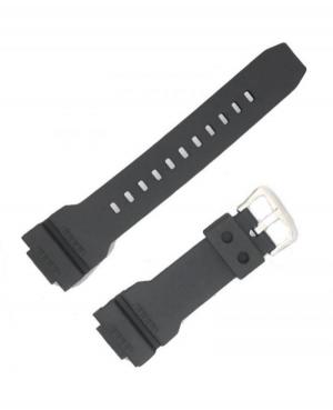 Watch Strap Diloy W1332 to fit Casio Plastic / Rubber czarny Tworzywo sztuczne/guma Czarny 28 mm