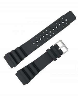 Watch Strap Diloy CIT2 to fit Casio Plastic / Rubber czarny Tworzywo sztuczne/guma Czarny 27 mm