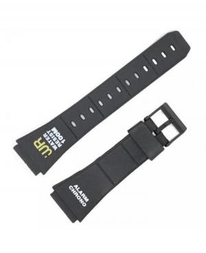 Ремешок для часов Diloy 238P3D1A Tinka Casio Пластик / Резина Чёрный 24 мм