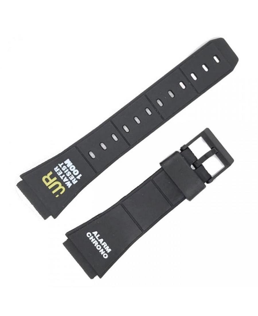 Ремешок для часов Diloy 238P3D1A Tinka Casio Пластик / Резина Чёрный 24 мм