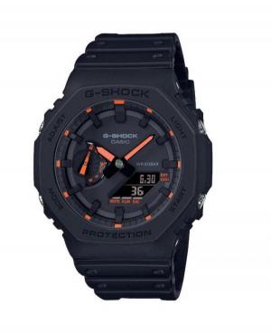 Men Sports Functional Diver Japan Quartz Digital Watch Timer CASIO GA-2100-1A4ER G-Shock Black Dial 48mm
