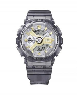 Women Sports Functional Diver Japan Quartz Digital Watch Timer CASIO GMA-S110GS-8AER G-Shock Grey Dial 46mm