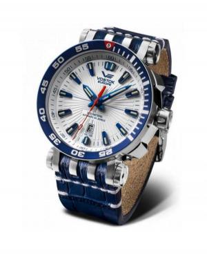 Men Sports Diver Luxury Automatic Analog Watch VOSTOK EUROPE NH35A-575A650 White Dial 48mm
