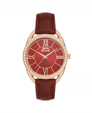 Women Fashion Classic Quartz Watch Slazenger SL.9.6538.3.04 Burgundy Dial