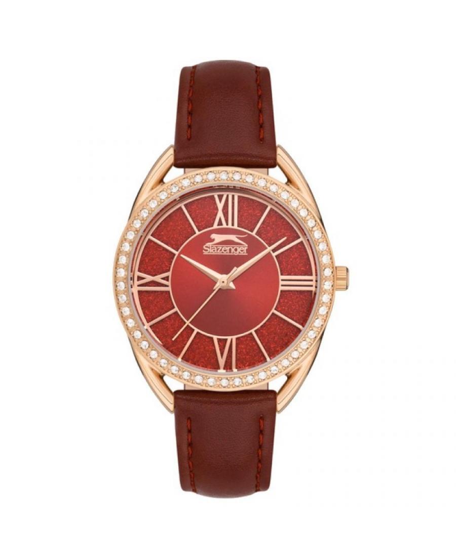 Women Fashion Classic Quartz Watch Slazenger SL.9.6538.3.04 Burgundy Dial