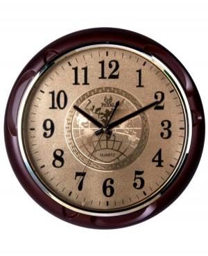 Pearl PW214-1700-3 Wall Clock Plastic Brown