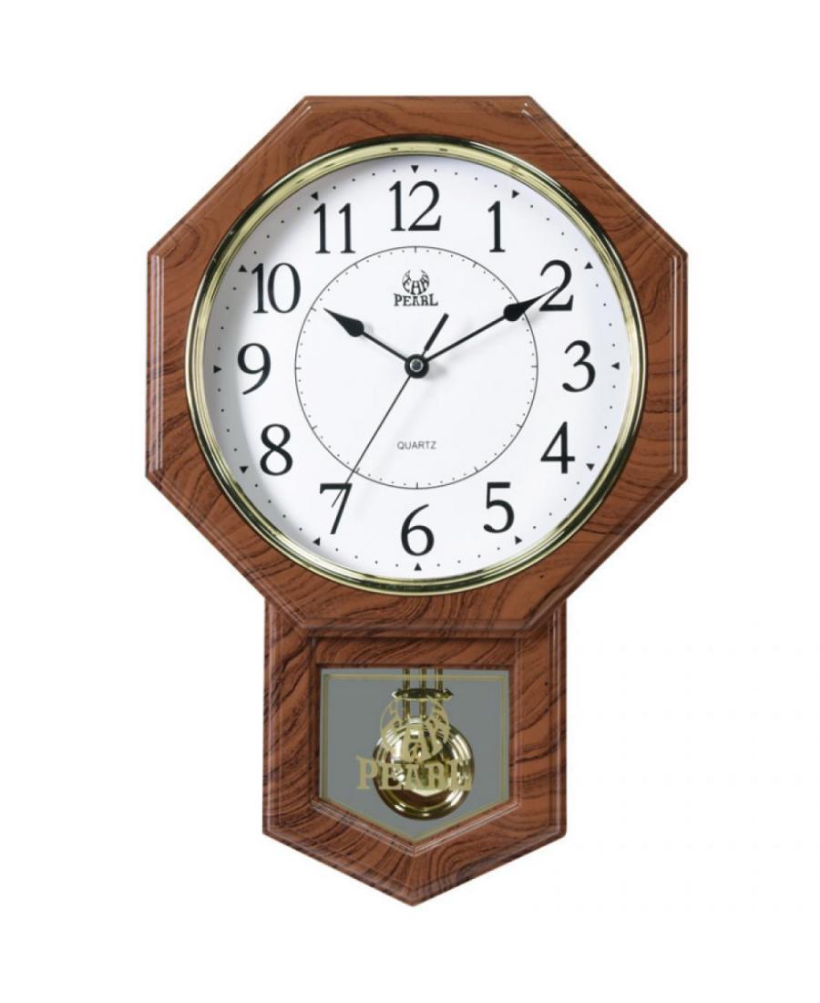 Pearl PW302-1738-1 Wall Clock Plastic Imitation wood