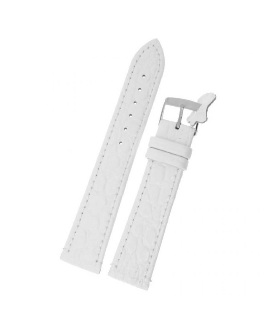 Watch Strap Diloy P209.22.16 White 16 mm