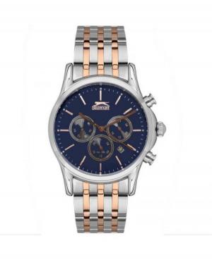 Mężczyźni klasyczny kwarcowy analogowe Zegarek SLAZENGER SL.9.6534.2.02 Niebieska Dial 42mm