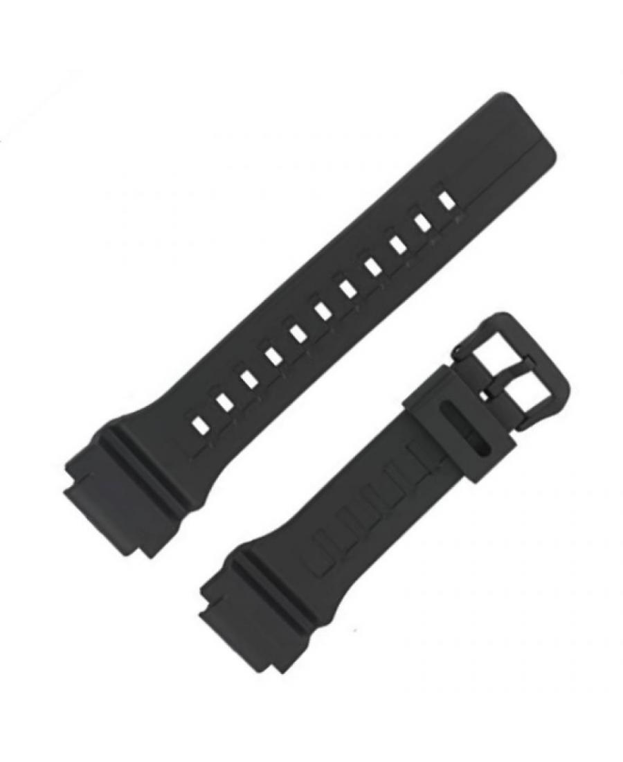 Watch Strap CASIO 10558173 Plastic / Rubber czarny Tworzywo sztuczne/guma Czarny 28 mm