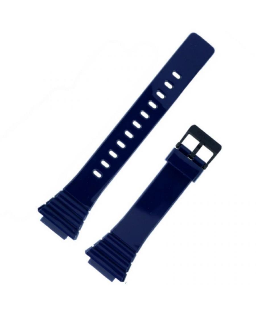 Ремешок для часов CASIO 10435865 Пластик / Резина Синий 28 мм