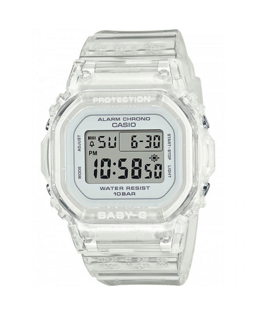 Mężczyźni sportowy Funkcjonalny Japonia kwarcowy cyfrowe Zegarek Timer CASIO BGD-565S-7ER G-Shock Biały Dial 42mm