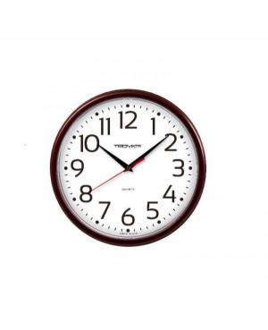 Настенные кварцевые часы 91931912 Пластик Kоричневый