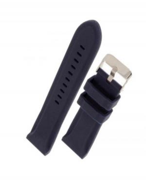 Watch Strap Diloy SBR11.01.24 Silicone Black 24 mm image 1