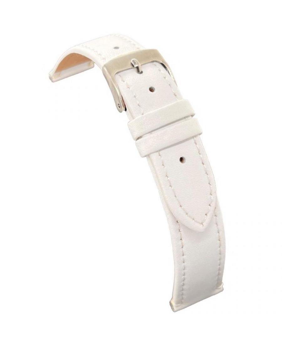 Watch Strap Diloy 304EL.22.16 White 16 mm