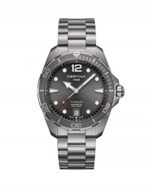Men Sports Diver Luxury Swiss Quartz Analog Watch CERTINA C032.451.44.087.00 Black Dial 43mm