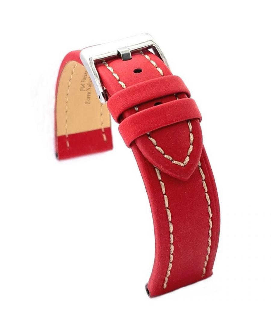 Watch Strap Diloy 377EA.06.26 Red 26 mm
