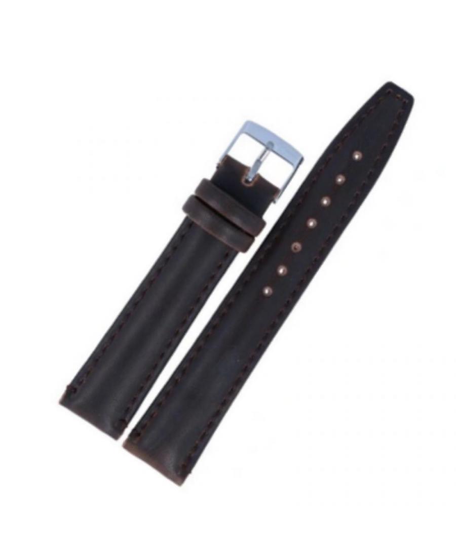Watch Strap Diloy 77.02.16 Brown 16 mm
