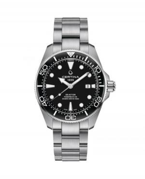 Мужские Diver Luxury Швейцарские Automatic Аналоговый Часы CERTINA C032.607.11.051.00 Черный Dial 43mm