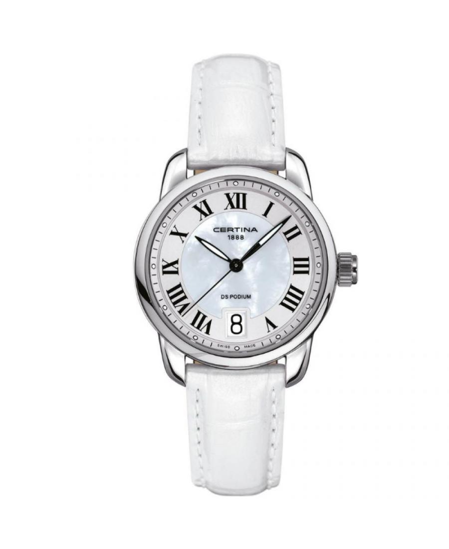 Women Swiss Classic Quartz Watch Certina C025.210.16.118.01 Mother of Pearl Dial