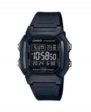 Men Japan Sports Functional Quartz Watch Casio W-800H-1BVES Black Dial image 1