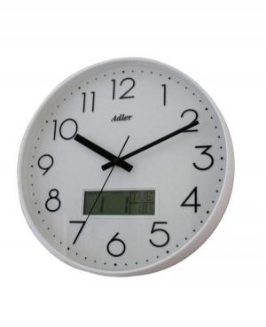 ADLER 30173 WHITE Wall clock Plastic Plastik Tworzywo Sztuczne Biały