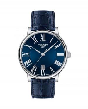 Men Classic Quartz Watch Tissot T122.410.16.043.00 Blue Dial