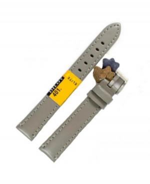 Watch Strap Diloy 401.16.7 Gray 16 mm