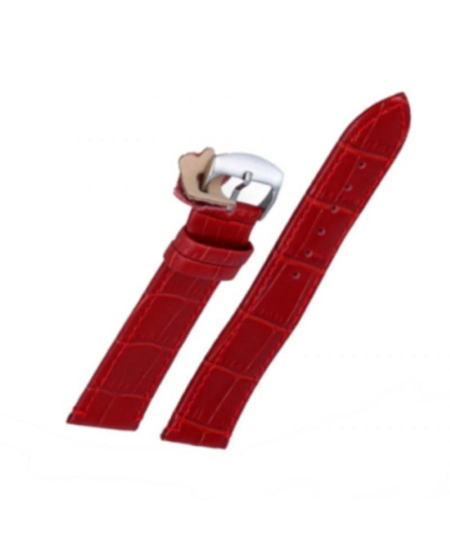 Watch Strap Diloy 402.06.12 Red 12 mm
