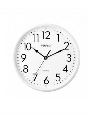 PERFECT FX-5742 WHITE Wall clock Plastic Plastik Tworzywo Sztuczne Biały