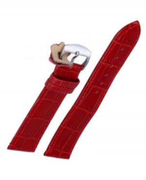 Watch Strap Diloy 402.06.22 Red 22 mm